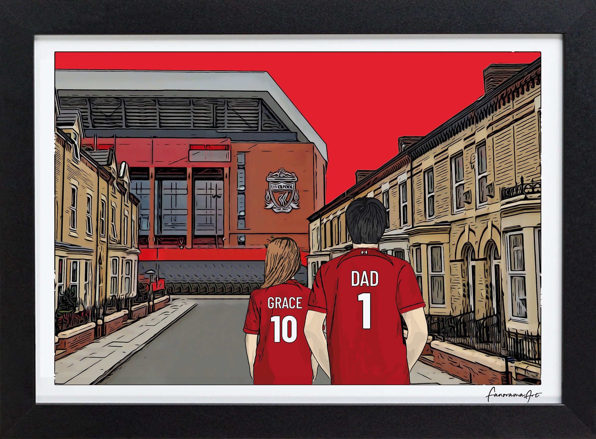 Liverpool - Anfield Stadium custom print, PS-LIV