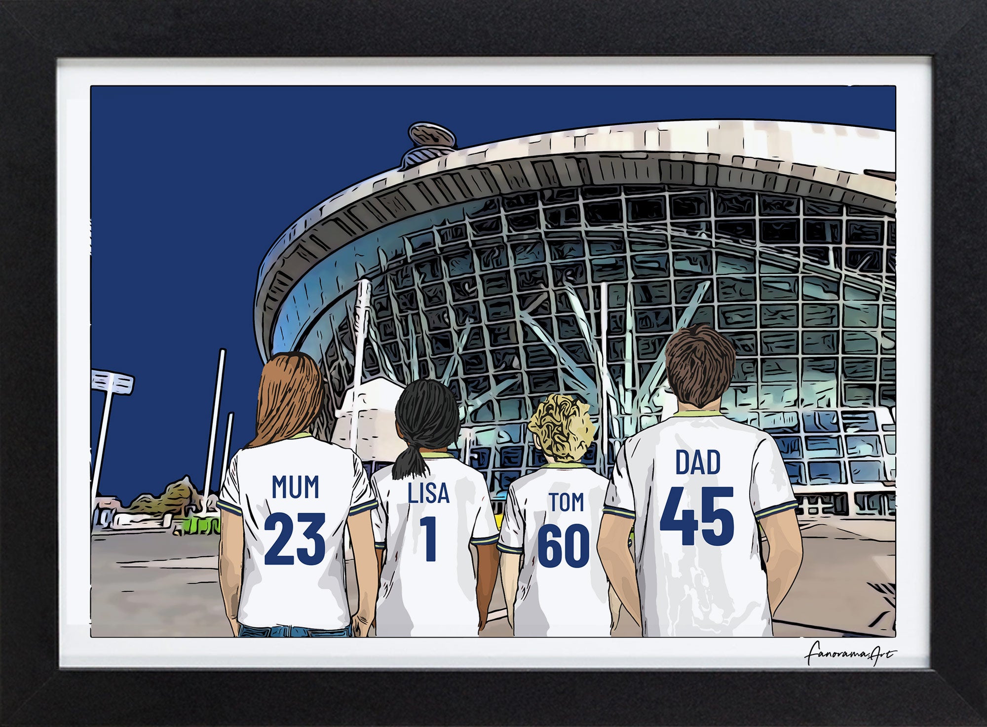 Tottenham Hotspur, Stadium print, PS-TOT