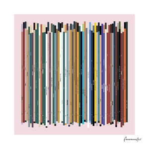 60th birthday number one music artwork for someone born in 1966, showing 60 years of UK birthday songs with titles, artists and a personal message.