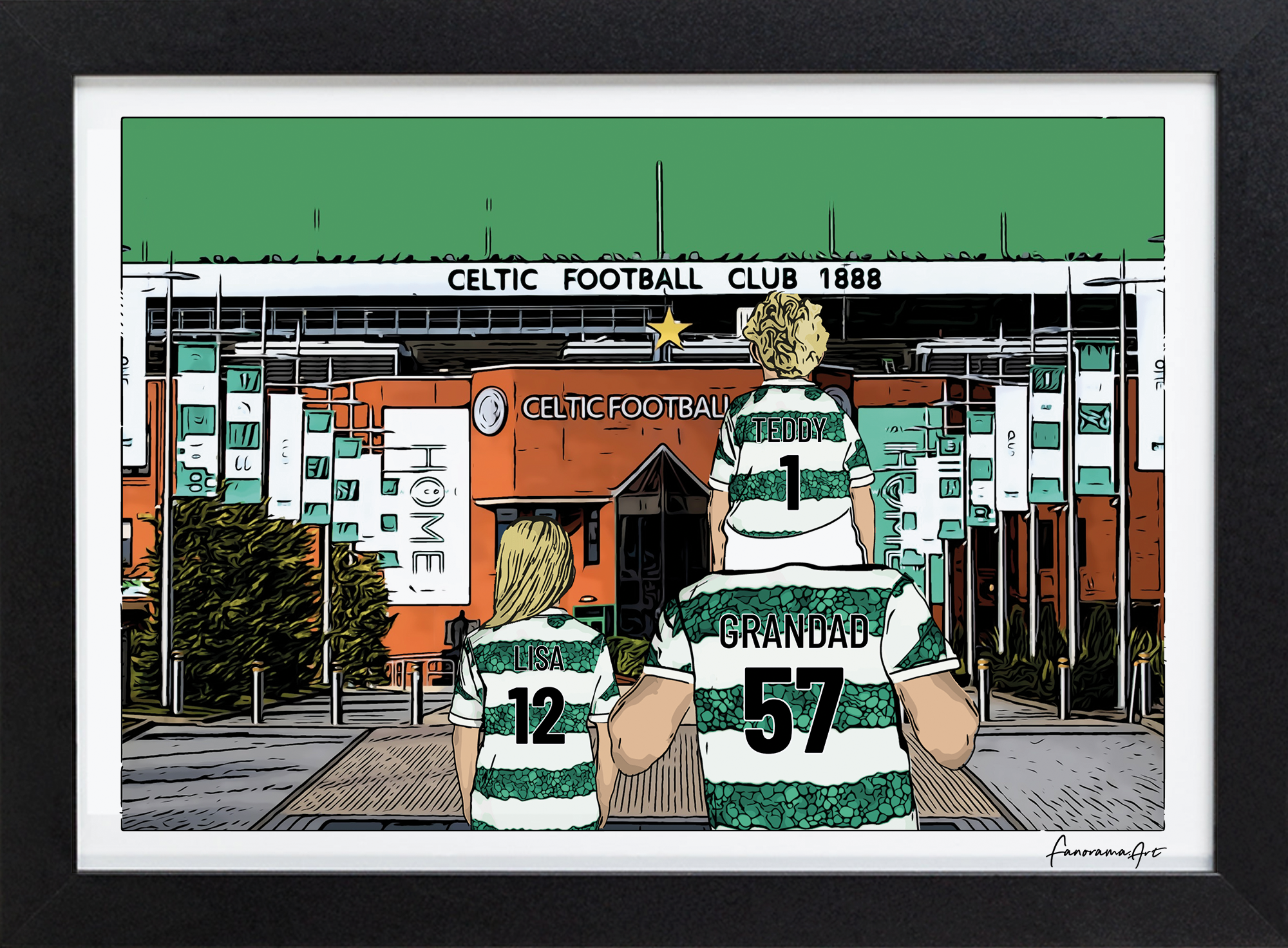 Celtic Park Stadium Print, PS-CEL