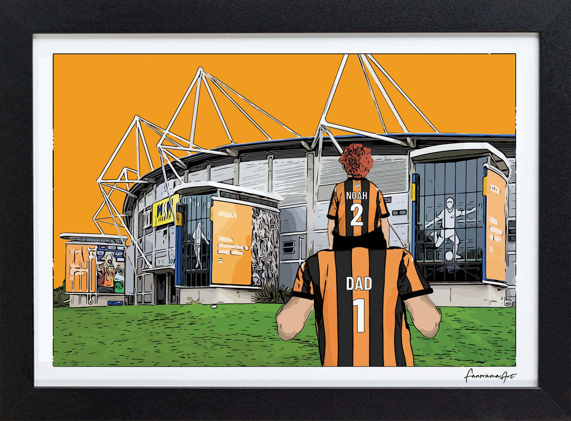 Hull City, MKM Stadium Stadium Print, PS-HUL