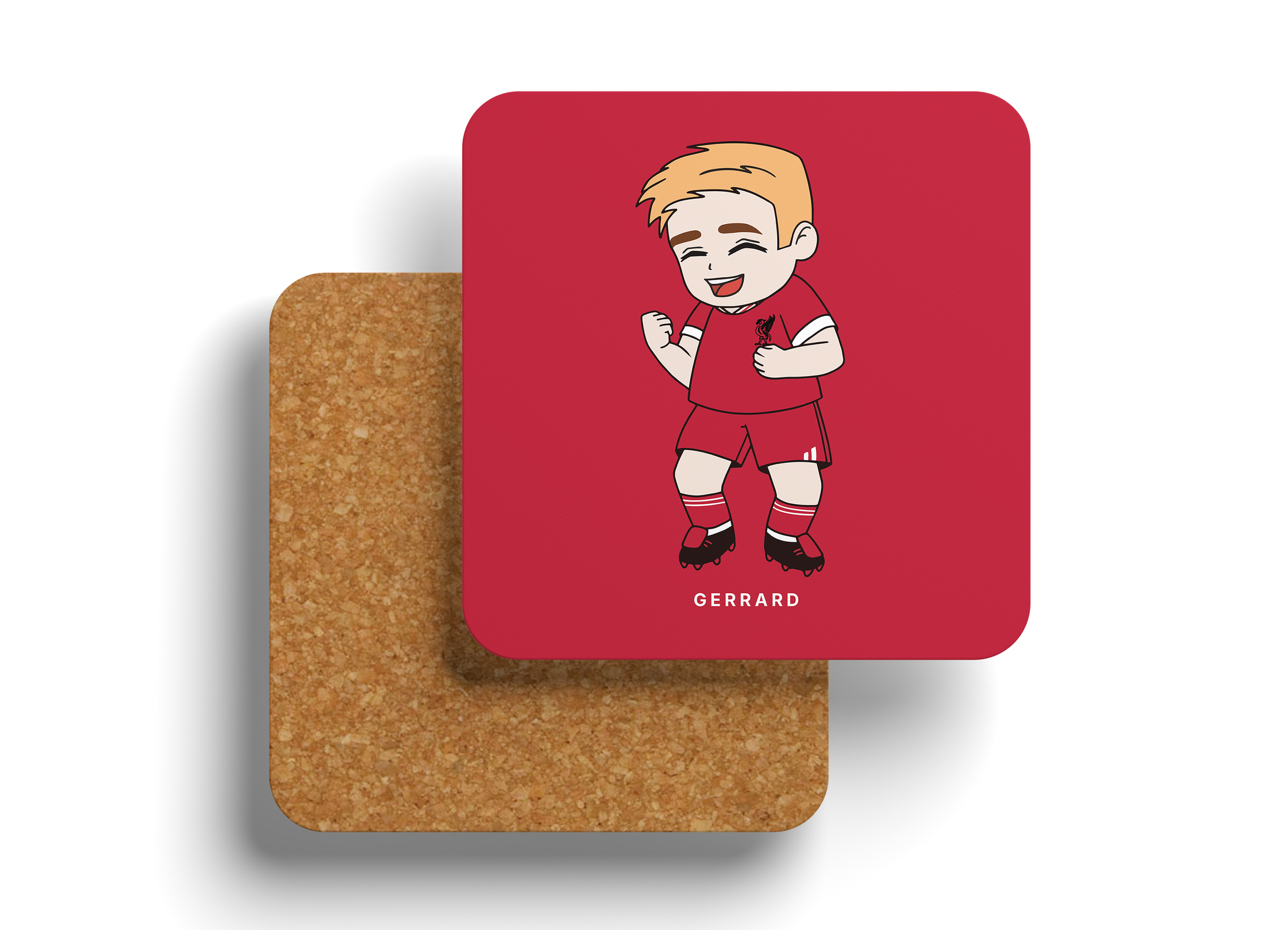 Liverpool Coaster, Gerrard football player, from the Cheeky Chibi collection